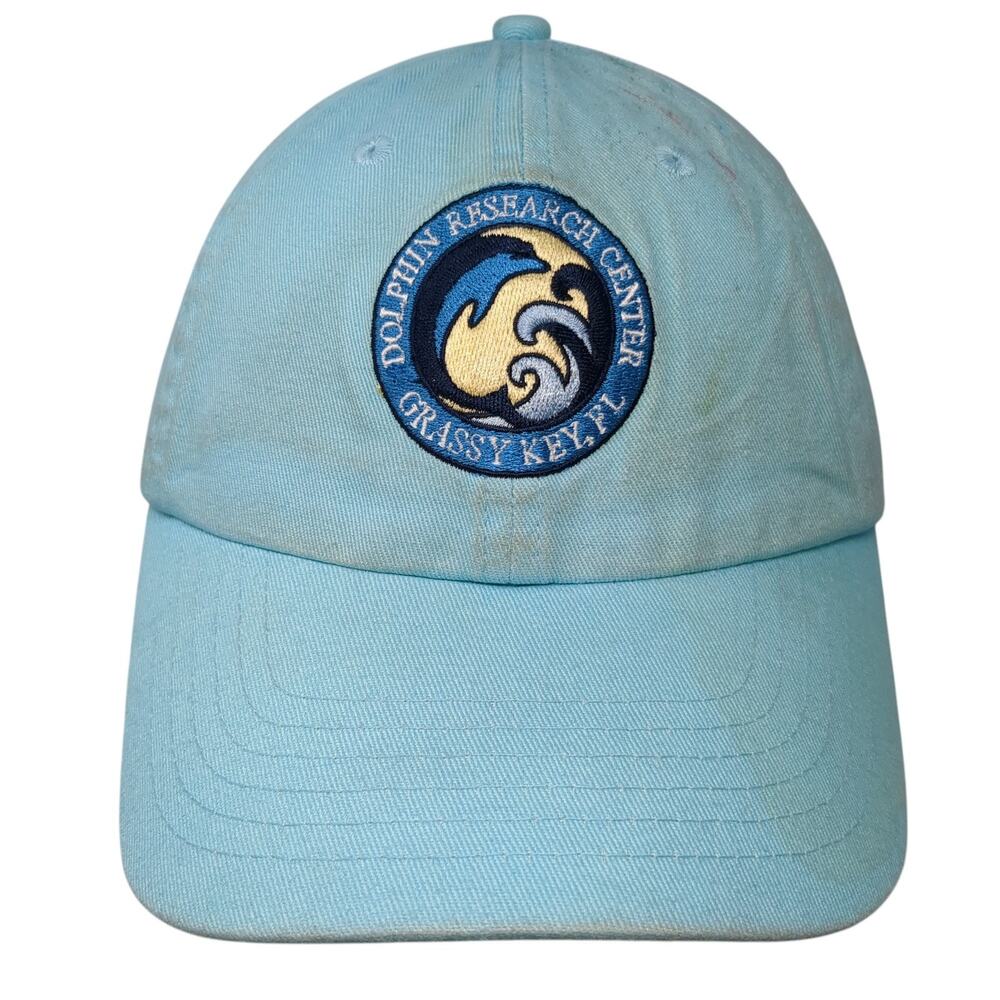 Dolphin Research Center Grassy Key, FL Baseball Cap Blue OS Royal Resortwear